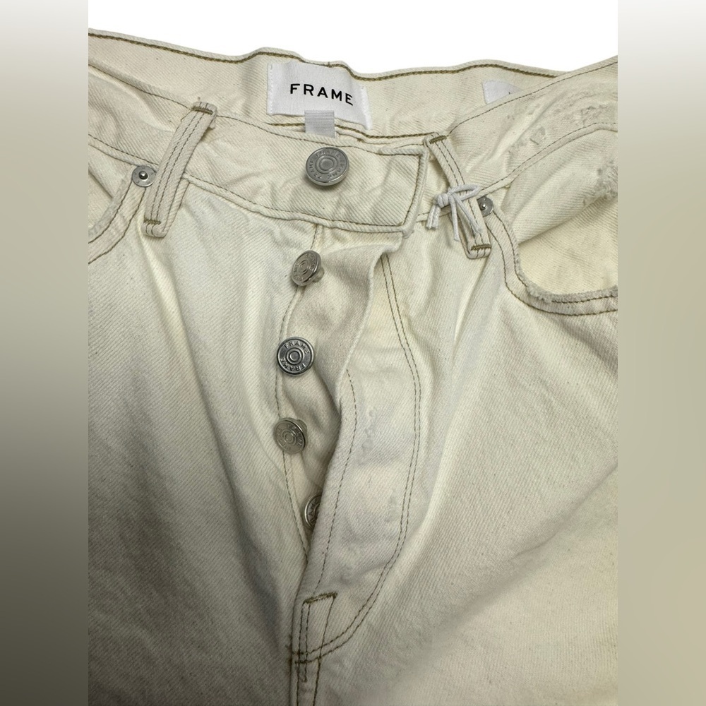 Frame le Original Jeans size   29 Ivory - NWT - Picture 4 of 9
